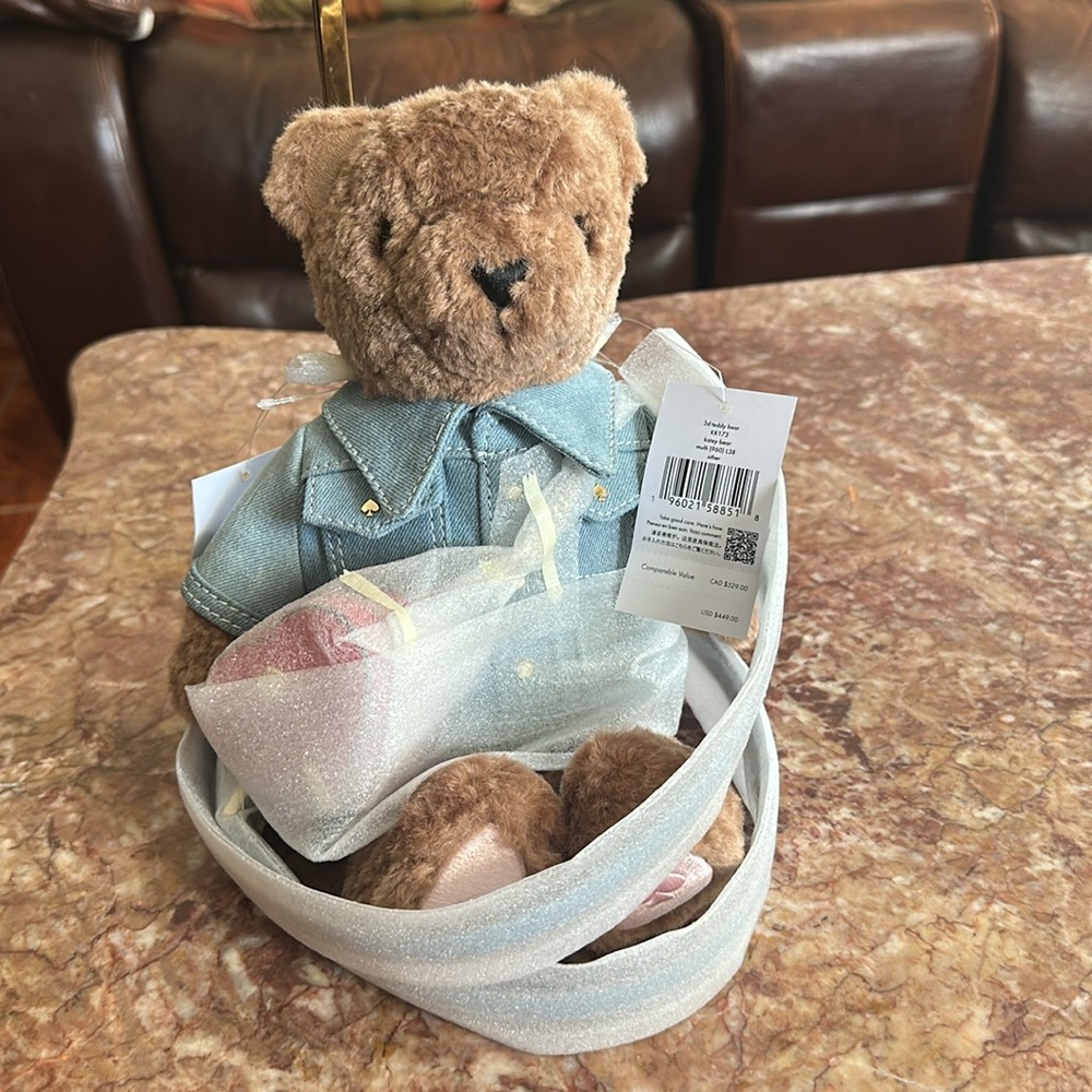 Kate Spade Denim Katey Bear Crossbody - Picture 16 of 16